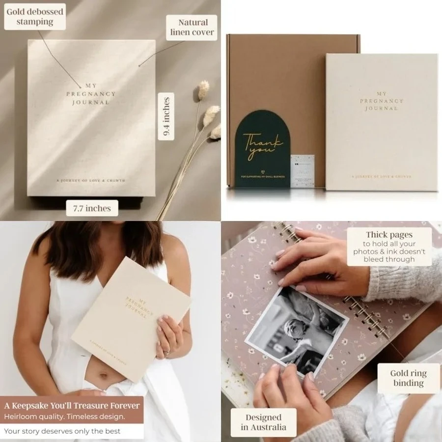 Pregnancy Journal - Linen Pregnancy Book to Capture Every Milestone - Pregnancy Must Haves - Baby Book Keepsake Pregnancy Journals For First Time Moms and Experienced Moms
Pregnancy Journal - Linen Pregnancy Book to Capture Every Milestone - Pregnancy Must Haves - Baby Book Keepsake Pregnancy Journals For First Time Moms and Experienced Moms