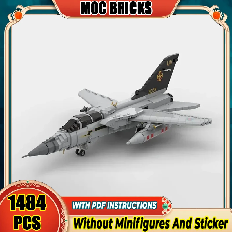 Строительные блоки Moc, военная серия, масштаб 1:35, Panavia Tornado ADV F,3, модель самолета, кирпичи, сделай сам, сборка, истребитель, игрушки
Строительные блоки Moc, военная серия, масштаб 1:35, Panavia Tornado ADV F,3, модель самолета, кирпичи, сделай сам, сборка, истребитель, игрушки