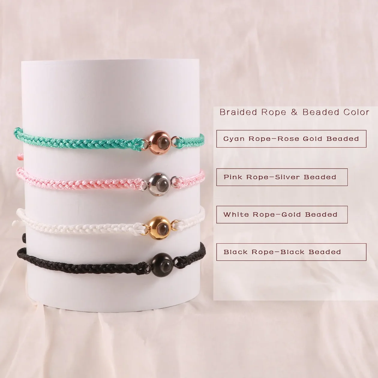 custom photo bracelet, projection charm bracelet, personalized memory jewelry, braided rope bracelet, adjustable woven hand chai
custom photo bracelet, projection charm bracelet, personalized memory jewelry, braided rope bracelet, adjustable woven hand chai