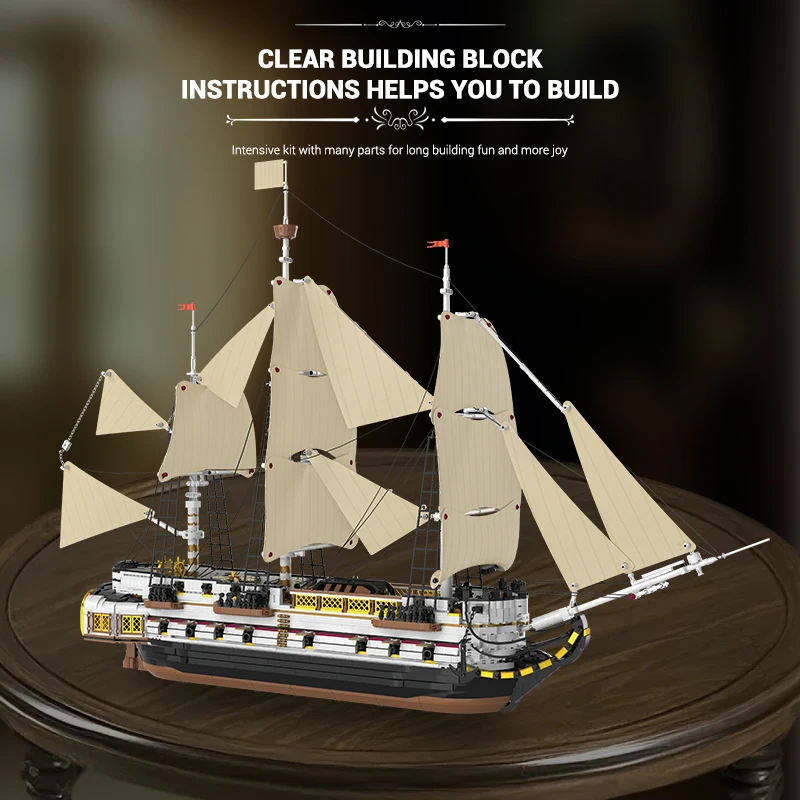 IN STOCK MOC Creativity Expedition Ship Building Blocks Assembling Boat Bricks Model Toys for Boys Christmas Gift Set
IN STOCK MOC Creativity Expedition Ship Building Blocks Assembling Boat Bricks Model Toys for Boys Christmas Gift Set