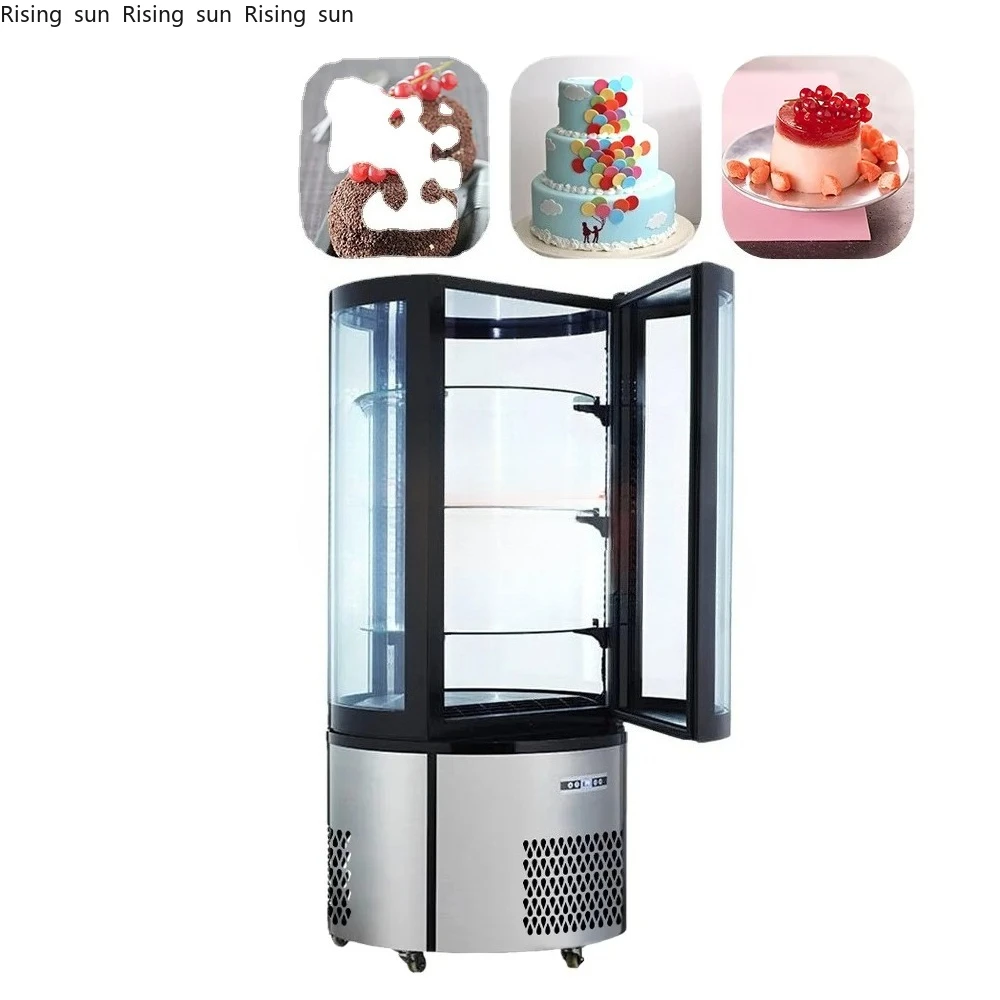 100l Commercial Upright Round Cake Beverage Display Showcase Fridge Cold Case Commercial Cooler Open Display Food Refrigerator
100l Commercial Upright Round Cake Beverage Display Showcase Fridge Cold Case Commercial Cooler Open Display Food Refrigerator