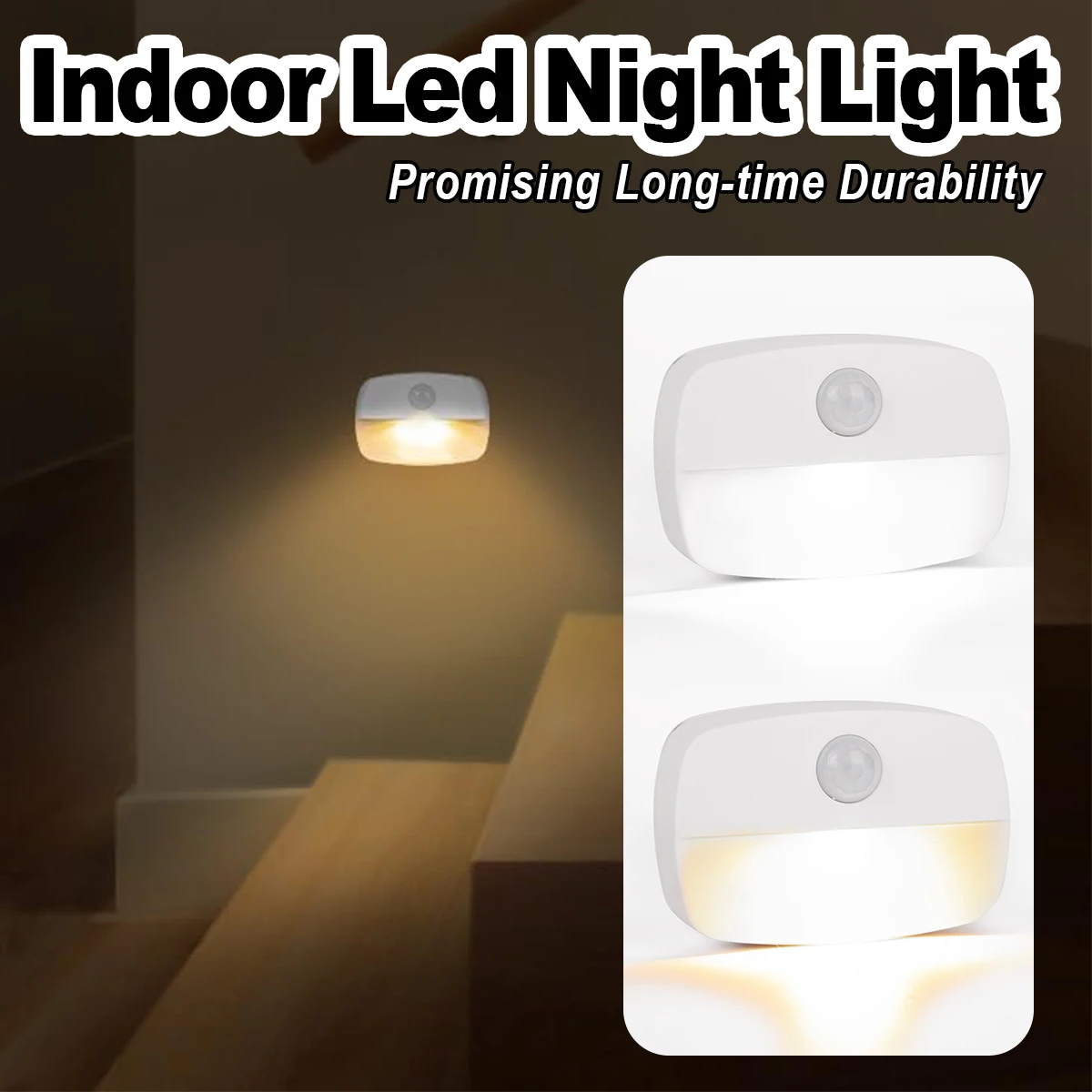 Motion Sensor LED Night Light Lights Indoor Lamp Mini Battery Operated Wireless Soft Wall Cabinet Hallway Lighting Kids Sleeping
Motion Sensor LED Night Light Lights Indoor Lamp Mini Battery Operated Wireless Soft Wall Cabinet Hallway Lighting Kids Sleeping