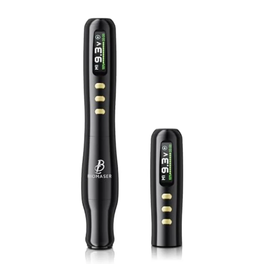 Professional Wireless Tattoo Gun for Eyebrow Eyeliner Lip Ombre Powder Brows Microshading Black Metal Body with Sparkle Finish
Professional Wireless Tattoo Gun for Eyebrow Eyeliner Lip Ombre Powder Brows Microshading Black Metal Body with Sparkle Finish