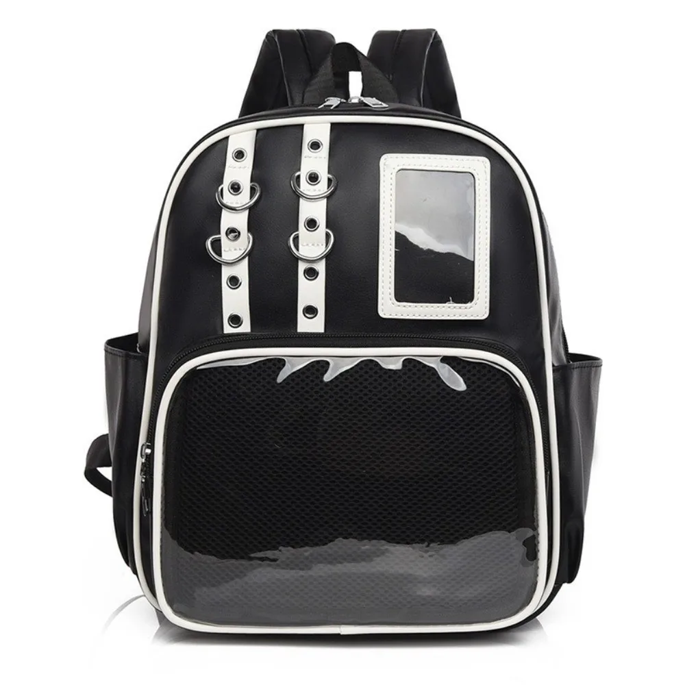 Sweet Transparent Transparent Rucksack PU Lolita Ita Bag Y2K DIY Display Shoulder Bag Girl
Sweet Transparent Transparent Rucksack PU Lolita Ita Bag Y2K DIY Display Shoulder Bag Girl
