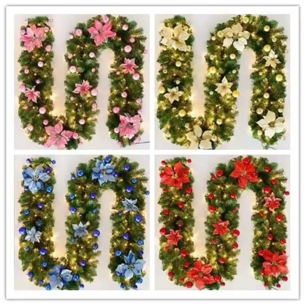 2.7M Christmas LED Rattan Garland Decorative For Staircase Fireplace Christmas Decoration Xmas Tree Rattan Banner Home Pendant
2.7M Christmas LED Rattan Garland Decorative For Staircase Fireplace Christmas Decoration Xmas Tree Rattan Banner Home Pendant