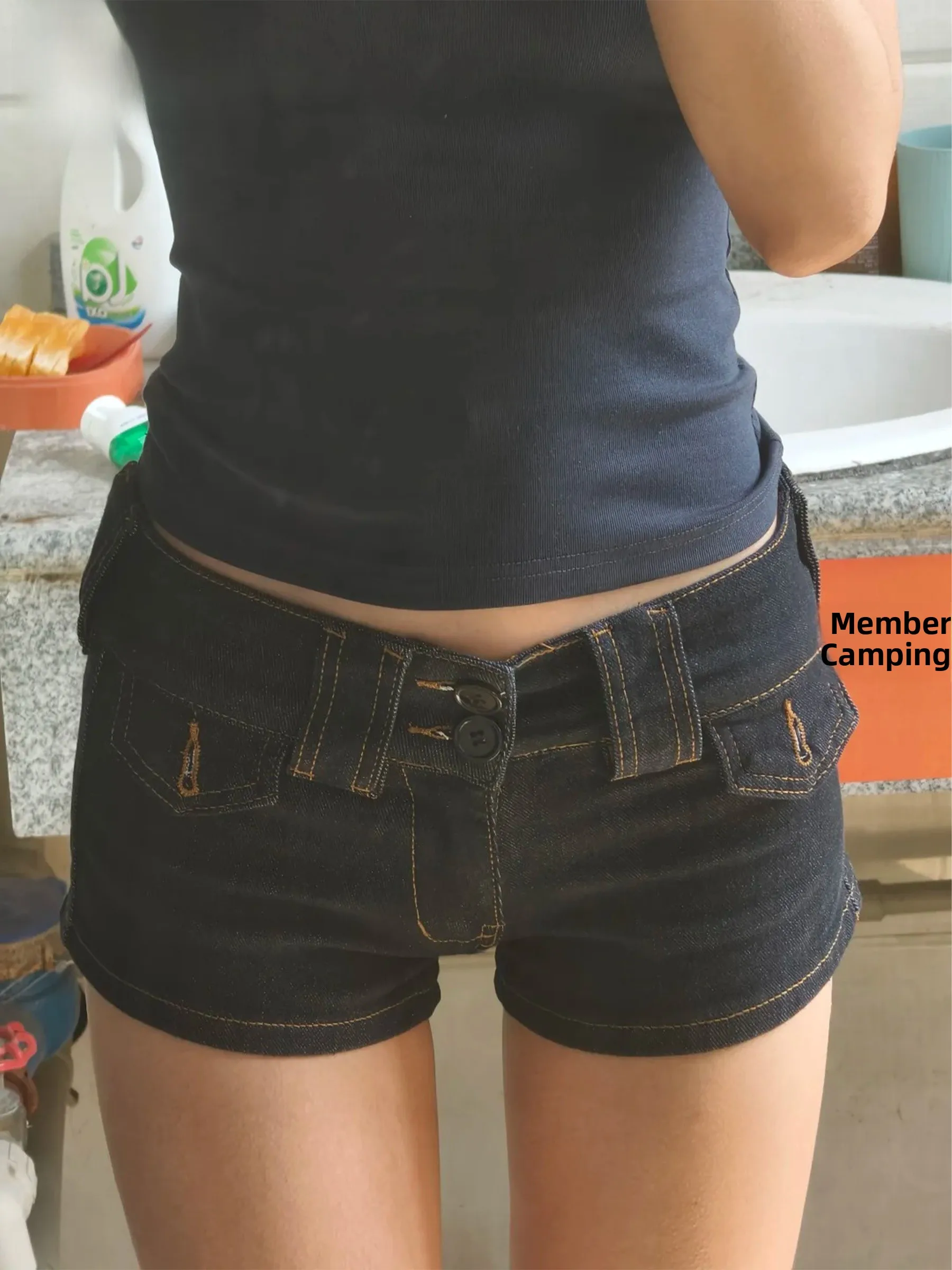 Low Waist Denim Shorts Women's Slimming Sexy Summer Fashion Retro Blue Grey Casual High Waist Button American Style Jeans
Low Waist Denim Shorts Women's Slimming Sexy Summer Fashion Retro Blue Grey Casual High Waist Button American Style Jeans