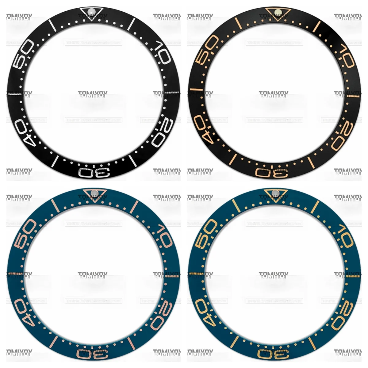 40MM Black Blue Ceramic Sloped Watch Bezel Fit For Sea-master 300 Series Men's Mechanical Watches
40MM Black Blue Ceramic Sloped Watch Bezel Fit For Sea-master 300 Series Men's Mechanical Watches