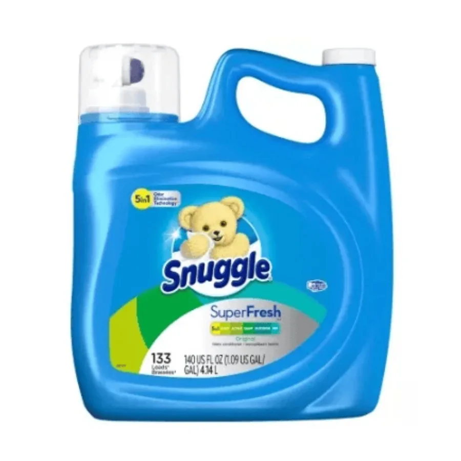 Snuggle Super Fresh Liquid Fabric Softener with Odor Eliminating Technology Original 140oz 132 Loads
Snuggle Super Fresh Liquid Fabric Softener with Odor Eliminating Technology Original 140oz 132 Loads