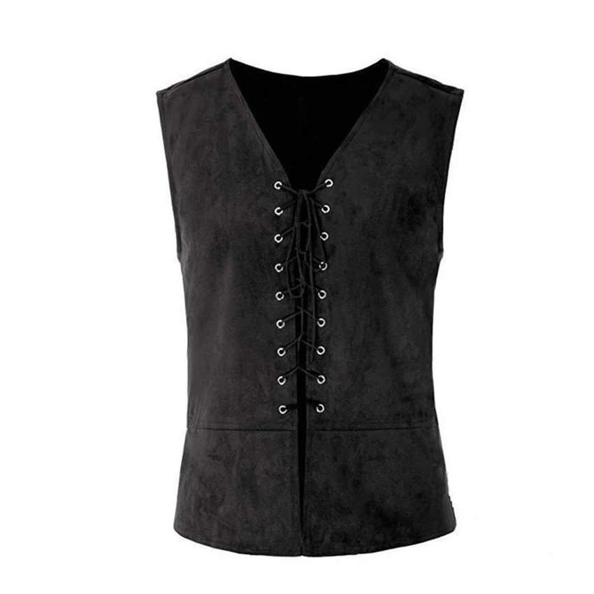 Gothic Steampunk Lace Up Vest Vintage Renaissance Costume Cosplay Retro Waistcoat for Stage Performance
Gothic Steampunk Lace Up Vest Vintage Renaissance Costume Cosplay Retro Waistcoat for Stage Performance