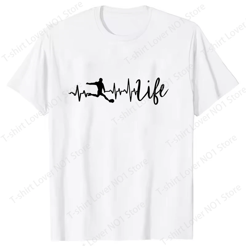 Football Life Women's Men's Fashion Funny Football Heartbeat Rint T Shirt Summer Unisex Loose Casual Plus Size Graphic Tee Tops
Football Life Women's Men's Fashion Funny Football Heartbeat Rint T Shirt Summer Unisex Loose Casual Plus Size Graphic Tee Tops