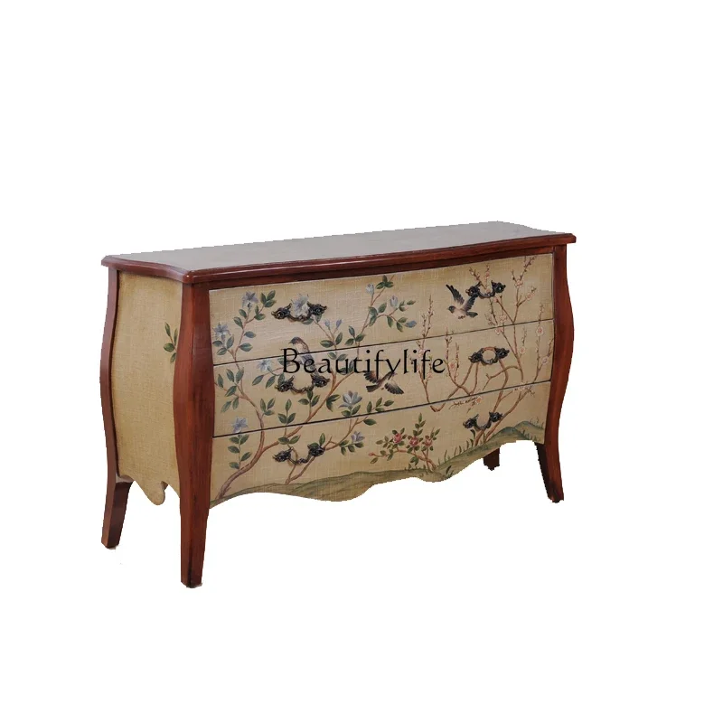 ls 42Classical hand-painted flowers and birds beige porch storage cabinet
ls 42Classical hand-painted flowers and birds beige porch storage cabinet