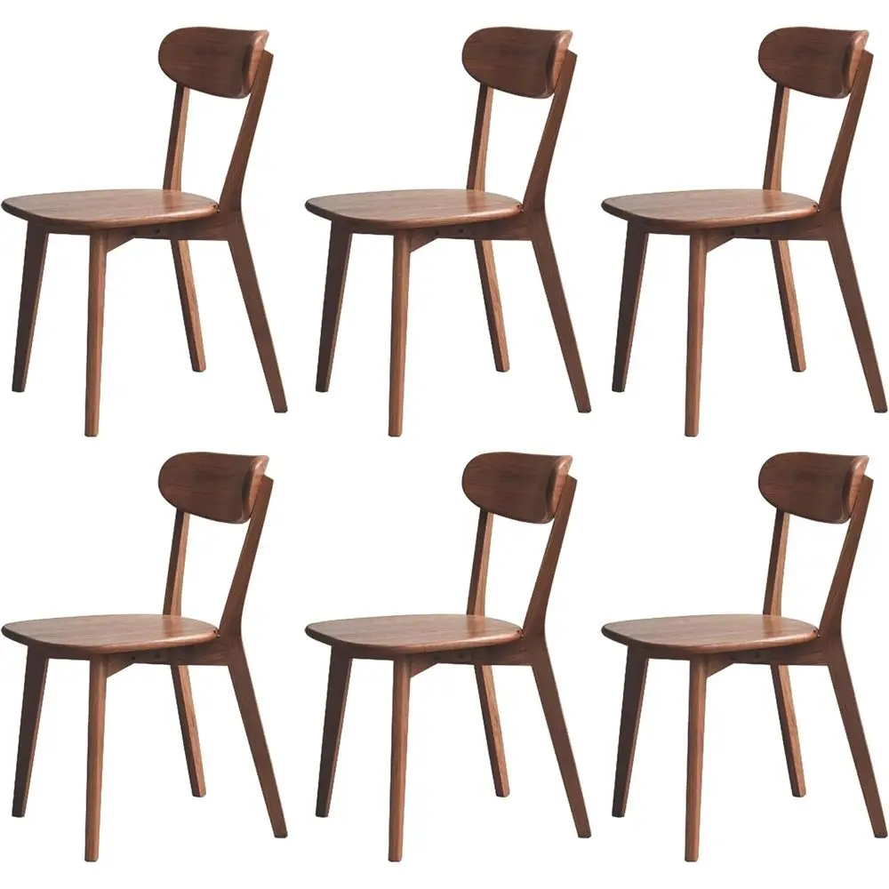 Set of 6 Solid Oak Dining Chairs with Comfortable Backrests for Kitchen and Dining Room
Set of 6 Solid Oak Dining Chairs with Comfortable Backrests for Kitchen and Dining Room