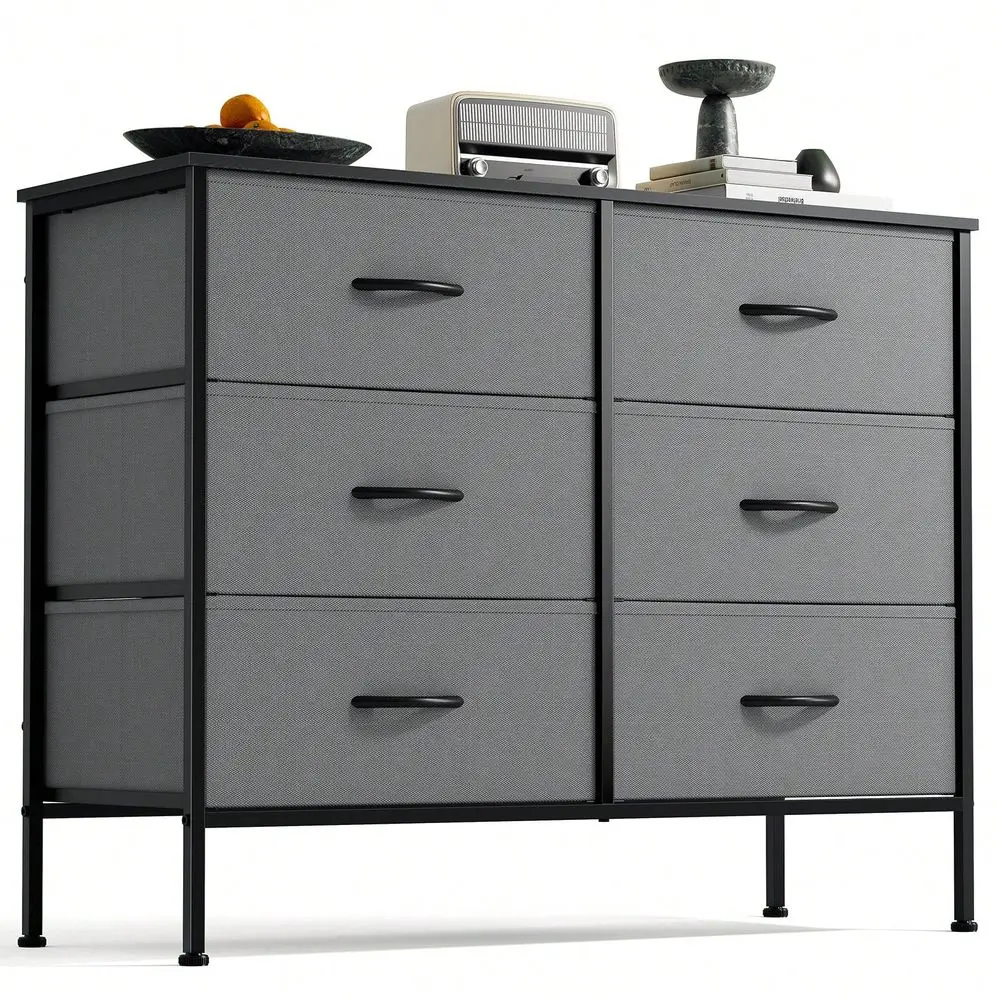 Dresser For Bedroom, 6 Drawers Dressers And Chests Of Drawers, TV Stand For Bedroom With Fabric Drawers, Kids Dresser Fabric St
Dresser For Bedroom, 6 Drawers Dressers And Chests Of Drawers, TV Stand For Bedroom With Fabric Drawers, Kids Dresser Fabric St
