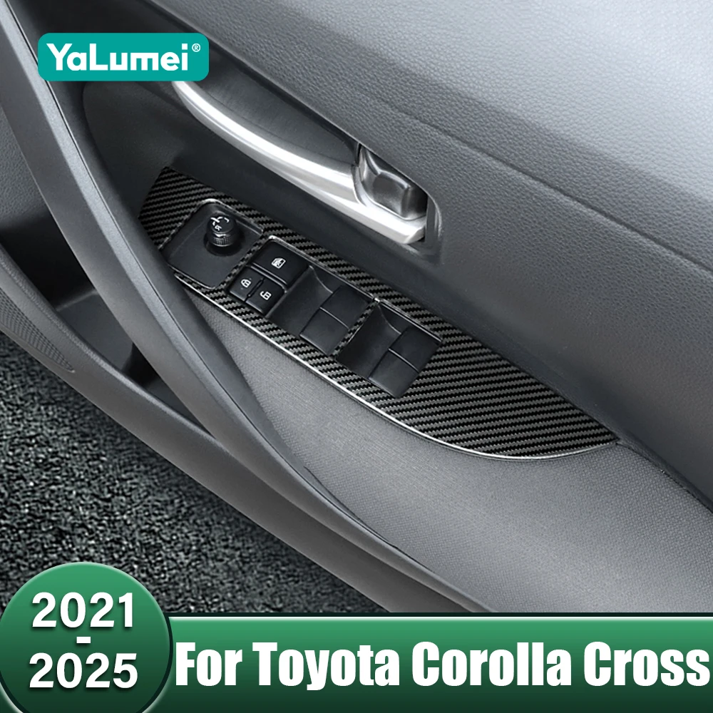 Stainless Car Inner Armrest Door Window Glass Lift Switch Button Panel Cover For Toyota Corolla Cross XG10 2021-2024 2025 Hybrid
Stainless Car Inner Armrest Door Window Glass Lift Switch Button Panel Cover For Toyota Corolla Cross XG10 2021-2024 2025 Hybrid