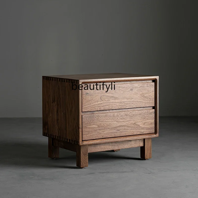 F North American black walnut bedside table Bedroom bedside cabinet Nordic all solid wood drawer storage cabinet
F North American black walnut bedside table Bedroom bedside cabinet Nordic all solid wood drawer storage cabinet