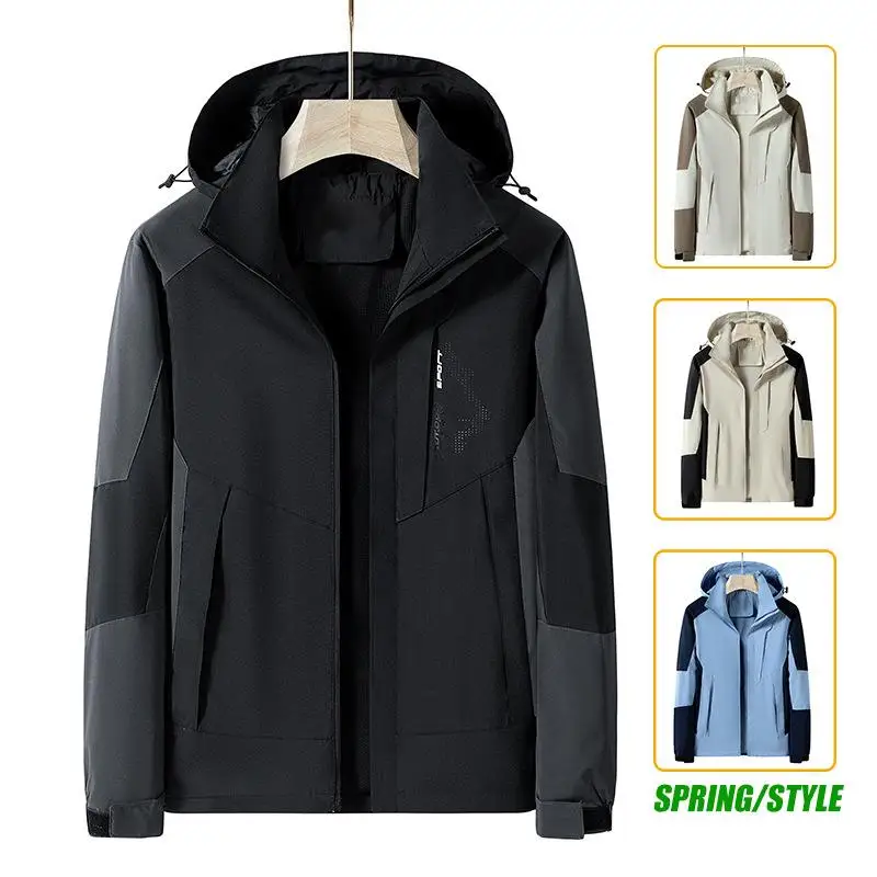 Men's Outdoor Sports Jacket Spring Autumn New Style Casual Windproof Waterproof Outdoor Coat Trendy Spring Fashion Jacket
Men's Outdoor Sports Jacket Spring Autumn New Style Casual Windproof Waterproof Outdoor Coat Trendy Spring Fashion Jacket