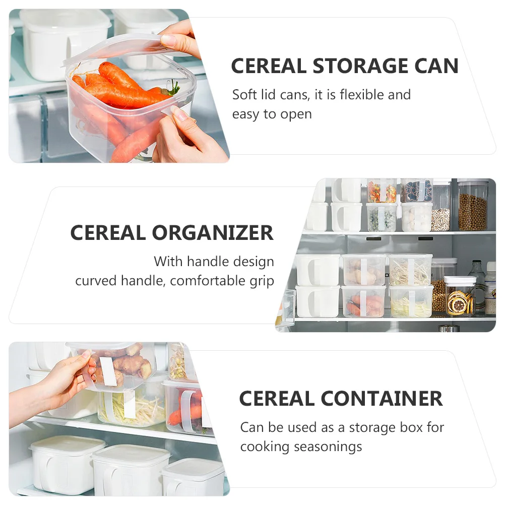 Food Grade Storage Box Curved H Kitchen Cereal ganizer Container Dry Fridge Can Snack Box for Seasonings Preservation
Food Grade Storage Box Curved H Kitchen Cereal ganizer Container Dry Fridge Can Snack Box for Seasonings Preservation
