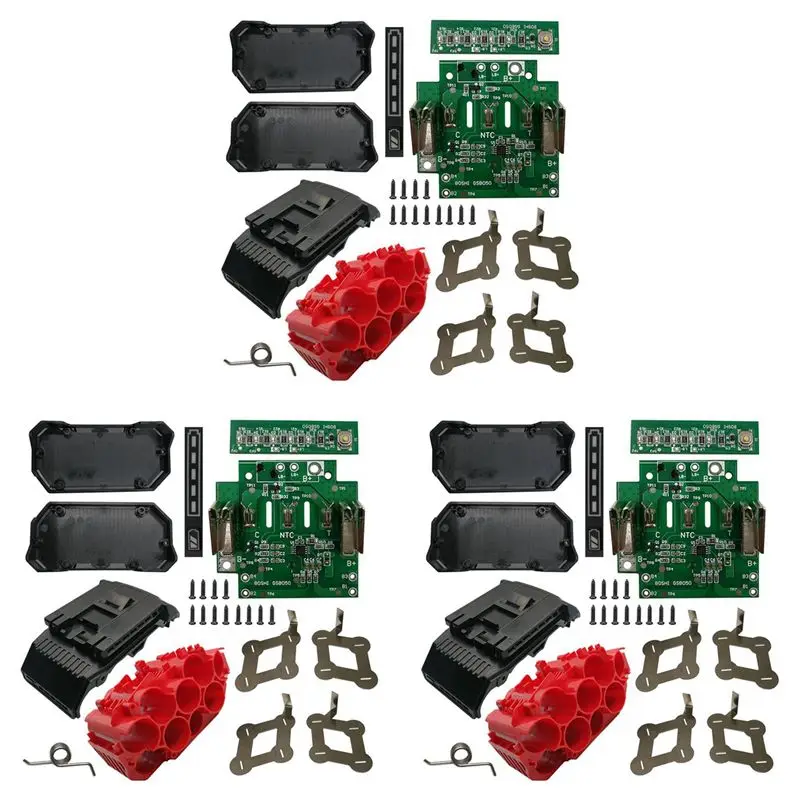 FFYY-3X BAT618 Battery Plastic Case Can Be Filled With 10 X 21700 Li- Battery PCB Circuit Board For 18V BAT610
FFYY-3X BAT618 Battery Plastic Case Can Be Filled With 10 X 21700 Li- Battery PCB Circuit Board For 18V BAT610
