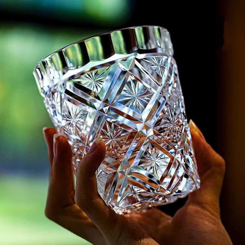 Fussy Flower Whisky Cup Advanced Feeling Crystal Glass Wine Tumbler Carving Vintage Chivas XO Brandy Beer Mug Art Glassware Gift
Fussy Flower Whisky Cup Advanced Feeling Crystal Glass Wine Tumbler Carving Vintage Chivas XO Brandy Beer Mug Art Glassware Gift