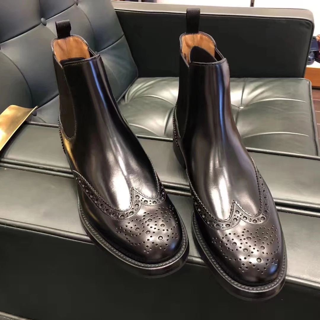 Rena Cenuoilla Genuine Leather Floral Carving Flat Bot Chelsea Boots ort Boots Women's Autumn Winter New Sle Br...
Rena Cenuoilla Genuine Leather Floral Carving Flat Bot Chelsea Boots ort Boots Women's Autumn Winter New Sle Br...