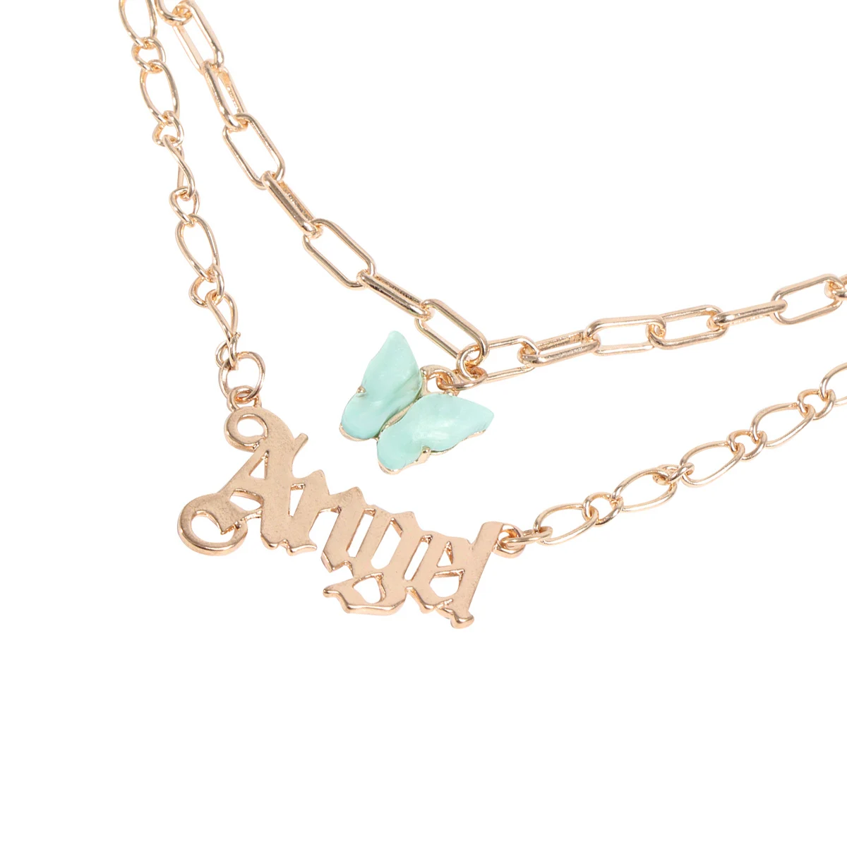 Acrylic Butterfly Necklace High Quality Material Fashion Creative Pendant Double Layers Choker Women Jewelry Gift Neck Chain
Acrylic Butterfly Necklace High Quality Material Fashion Creative Pendant Double Layers Choker Women Jewelry Gift Neck Chain