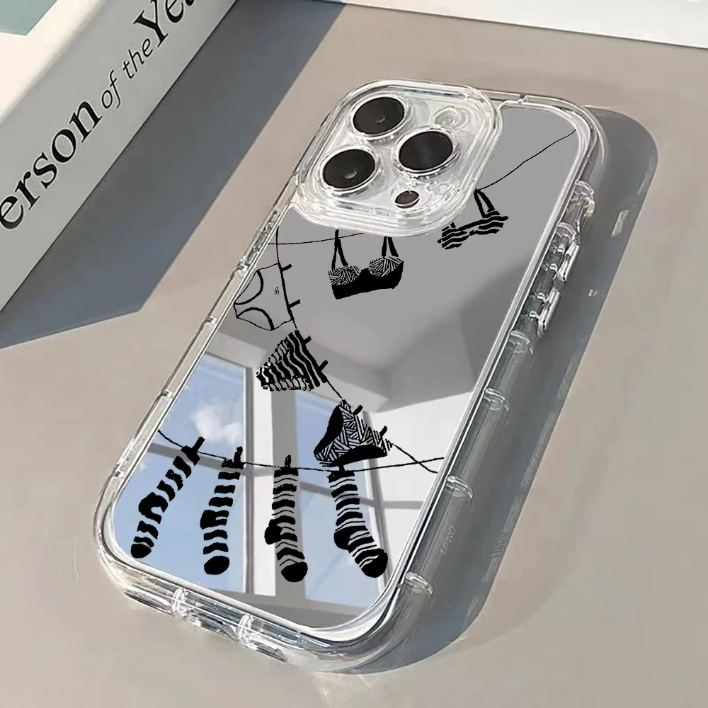 Funny Simple Lines Air Cushion Mirror Phone Case For iPhone 17 13 12 11 Pro Max 14 15 16 Pro XR XS 7 8 Plus 17Air TPU Soft Cover
Funny Simple Lines Air Cushion Mirror Phone Case For iPhone 17 13 12 11 Pro Max 14 15 16 Pro XR XS 7 8 Plus 17Air TPU Soft Cover