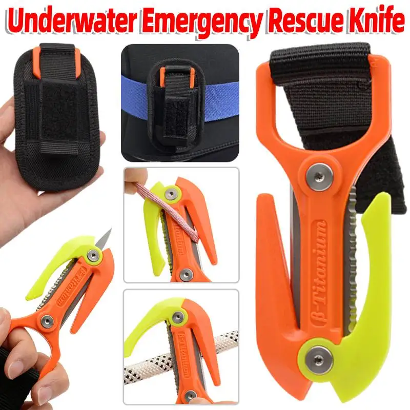 Scuba Diving Special Cutting Tool with Protect Sleeve Underwater Dual Blade Knives Lightweight Line Cutter for Emergency Rescue
Scuba Diving Special Cutting Tool with Protect Sleeve Underwater Dual Blade Knives Lightweight Line Cutter for Emergency Rescue