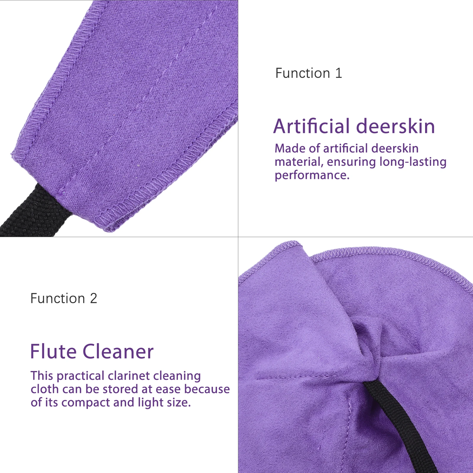 1pcs Cleaning Cloth for Clarinet Saxophone Flute Recorder Purple Efficient Bore Tone Holes Musical Instruments Care Maintenance
1pcs Cleaning Cloth for Clarinet Saxophone Flute Recorder Purple Efficient Bore Tone Holes Musical Instruments Care Maintenance