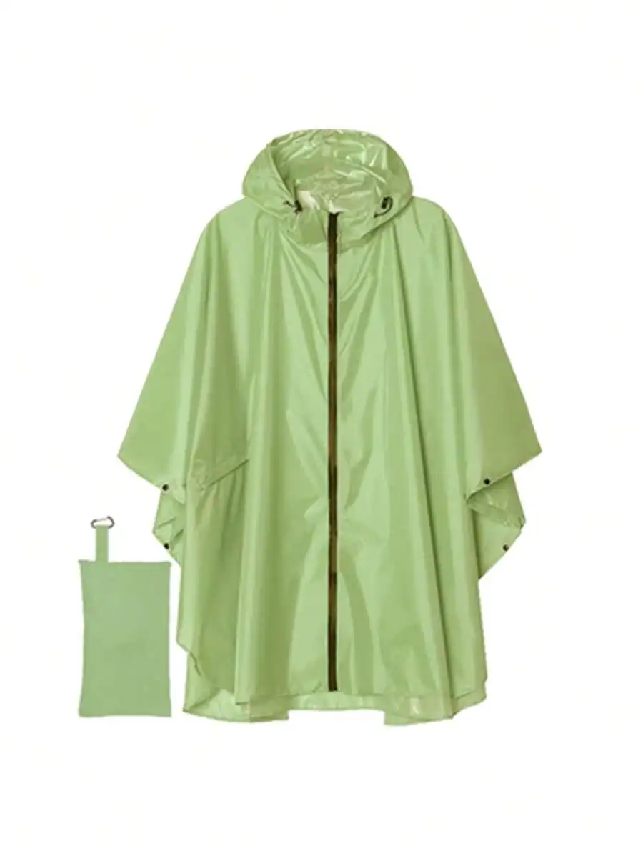 Unisex Zip-Up Hooded Raincoat, with Pocket & Storage Bag, Lightweight for Hiking & Camping
Unisex Zip-Up Hooded Raincoat, with Pocket & Storage Bag, Lightweight for Hiking & Camping