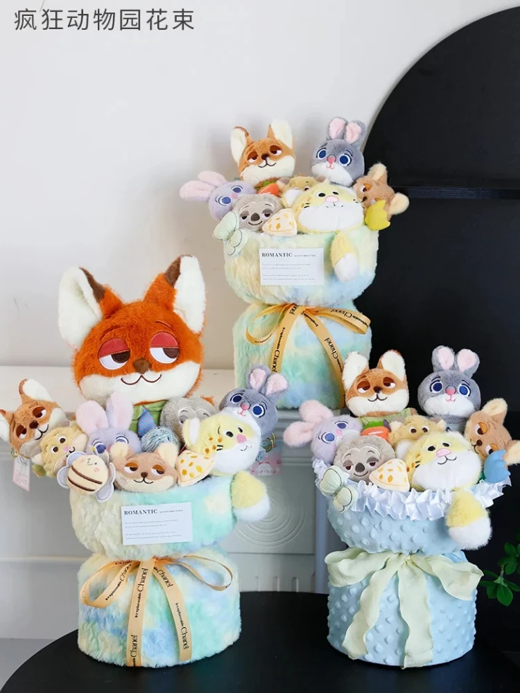 Zootopia Doll Bouquet Nick Judy Plush Giving Girlfriend Birthday Gift random combination Valentine's Day gift for girl large siz
Zootopia Doll Bouquet Nick Judy Plush Giving Girlfriend Birthday Gift random combination Valentine's Day gift for girl large siz