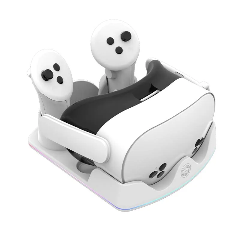 For Meta Quest 3S for Quest 2 / 3 Charger Station Wireless Charging Dock Handle Organizer VR Accessories
For Meta Quest 3S for Quest 2 / 3 Charger Station Wireless Charging Dock Handle Organizer VR Accessories