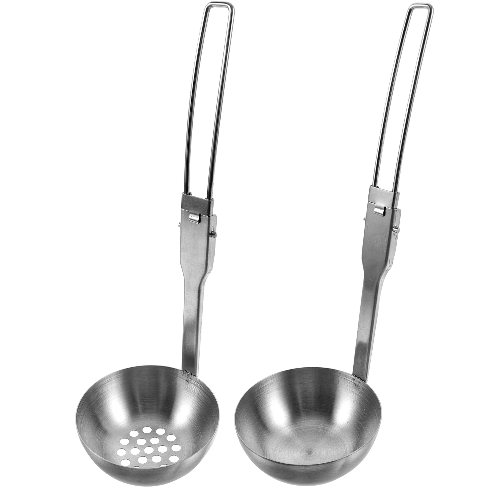 2 Pcs Small Slotted Spoon Folding Soup Serving Utensils Portable Camping Cooking Equipment Outdoor Scoop
2 Pcs Small Slotted Spoon Folding Soup Serving Utensils Portable Camping Cooking Equipment Outdoor Scoop