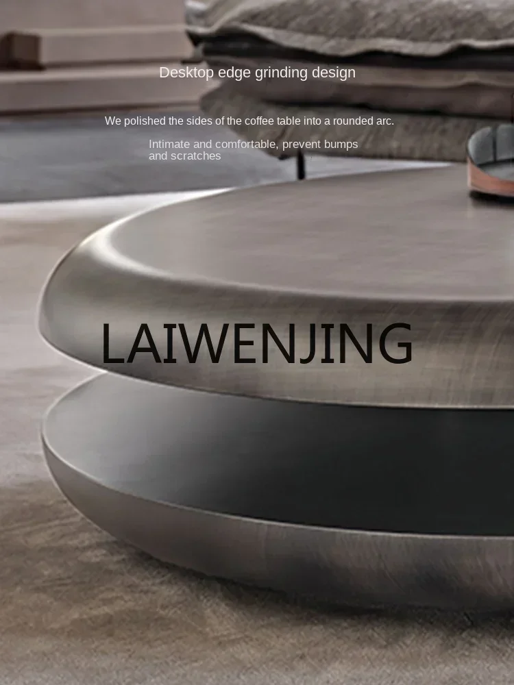 u18 Light Luxury round Tea Table Stainless Steel Table Designer Model Spinning Creative
u18 Light Luxury round Tea Table Stainless Steel Table Designer Model Spinning Creative