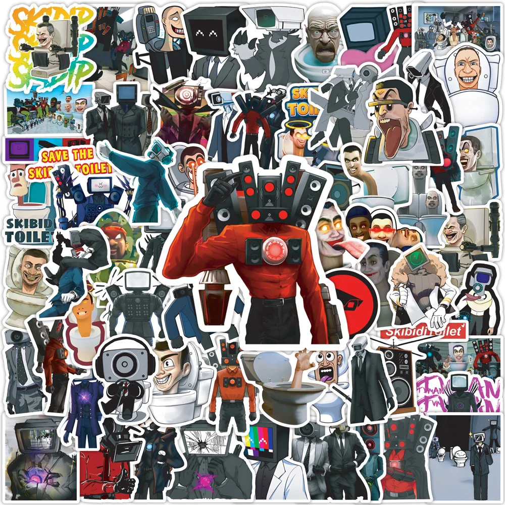 100PCS Skibidi Toilet Stickers Graffiti Stickers DIY Diary Phone Case Handmade Scrapbook Aesthetic Stickers
100PCS Skibidi Toilet Stickers Graffiti Stickers DIY Diary Phone Case Handmade Scrapbook Aesthetic Stickers