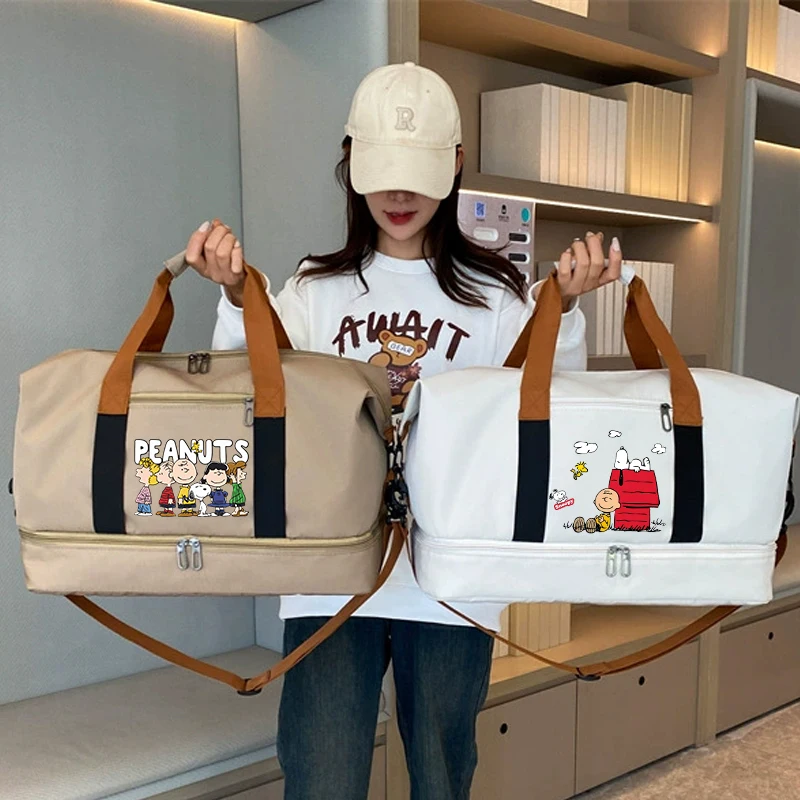 SNOOPY Travel Bag Anime Cartoon Women Waterproof Gym Sport Bag Fitness Handbag for Men Storage Bag Shoulderbag birthday Gift
SNOOPY Travel Bag Anime Cartoon Women Waterproof Gym Sport Bag Fitness Handbag for Men Storage Bag Shoulderbag birthday Gift