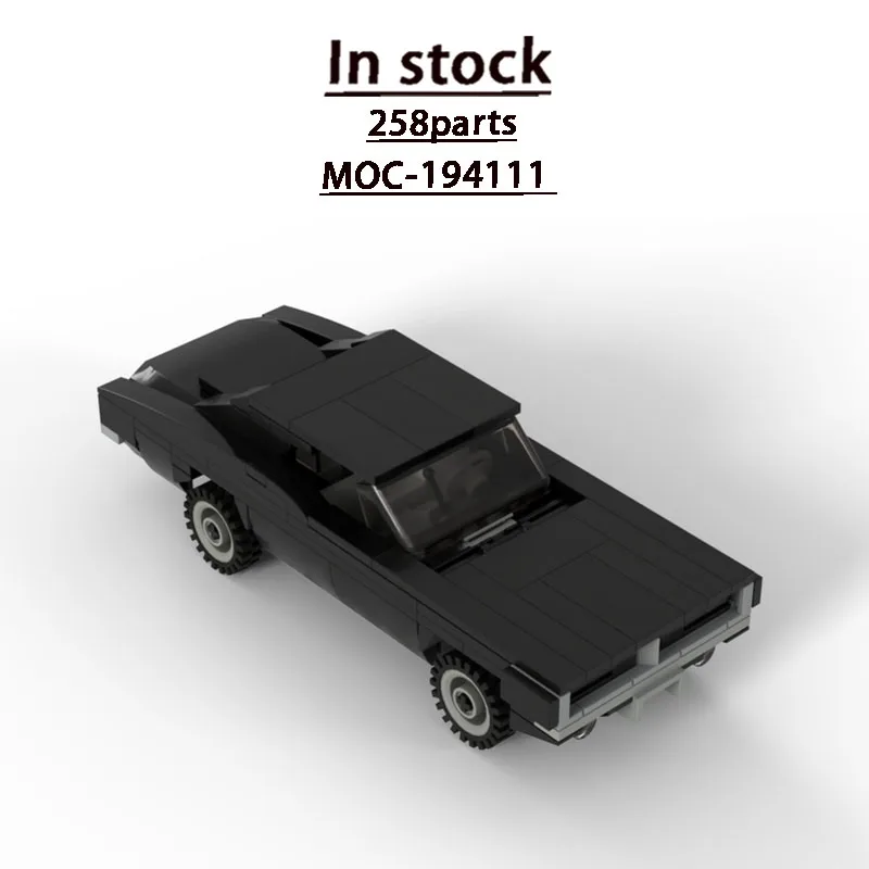 MOC-194111 New City Black Iconic Supercar Racing Building Block Model 258 Parts Boys Children's Birthday Christmas Toy Gift
MOC-194111 New City Black Iconic Supercar Racing Building Block Model 258 Parts Boys Children's Birthday Christmas Toy Gift