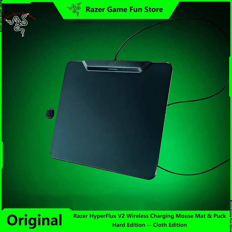 Razer HyperFlux V2 Wireless Charging System Gaming Mouse Mat & Puck- Hard Surface & Cloth Surface Edition- Seamless Auto-Pairing
Razer HyperFlux V2 Wireless Charging System Gaming Mouse Mat & Puck- Hard Surface & Cloth Surface Edition- Seamless Auto-Pairing