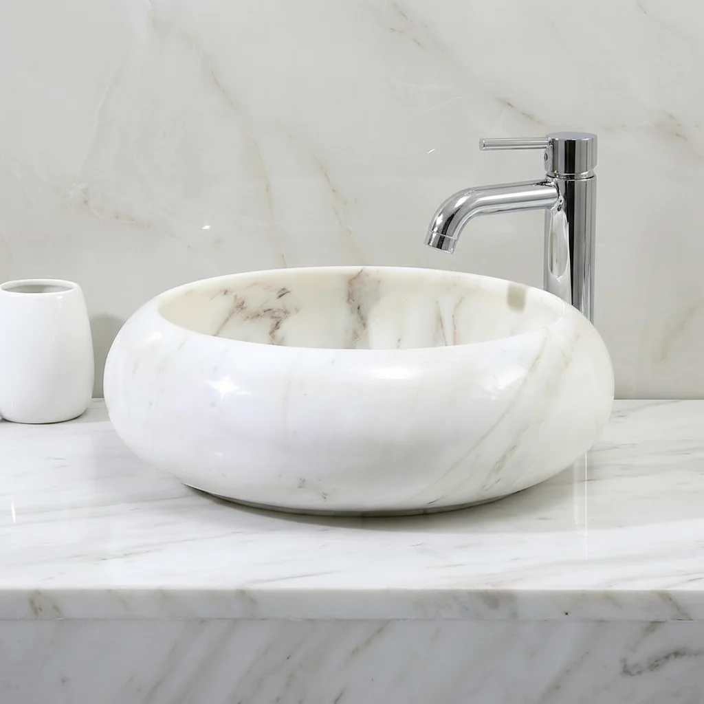 #P Aquarius Modern Eco-Friendly Easy Clean Natural Stone White Round Hand Wash Basin Vessel Bathroom Sink
#P Aquarius Modern Eco-Friendly Easy Clean Natural Stone White Round Hand Wash Basin Vessel Bathroom Sink