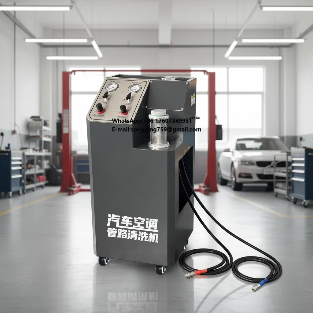 New Arrival Automotive AC Pipeline Cleaner Car Air Conditioning Flushing Machine Evaporator Cleaning Machine Auto AC Pipe Washer
New Arrival Automotive AC Pipeline Cleaner Car Air Conditioning Flushing Machine Evaporator Cleaning Machine Auto AC Pipe Washer
