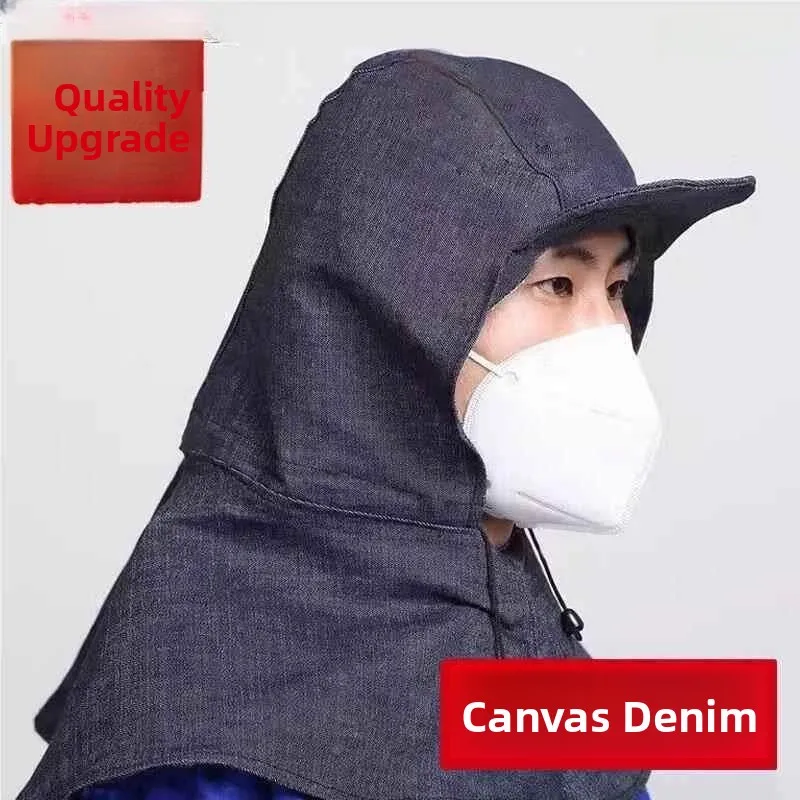 Unisex Canvas Industrial Dustproof Welding Work Hat Cement Shoulder Dust Cover Protective Gear Men's Women's Work Cap
Unisex Canvas Industrial Dustproof Welding Work Hat Cement Shoulder Dust Cover Protective Gear Men's Women's Work Cap