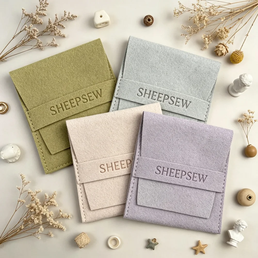 100pcs 8*8cm Microfiber Concealed Buckle Jewelry Bag, Jewelry Pouch With Logo For Ring, Earrings, Necklace Jewelry Velvet Bag
100pcs 8*8cm Microfiber Concealed Buckle Jewelry Bag, Jewelry Pouch With Logo For Ring, Earrings, Necklace Jewelry Velvet Bag