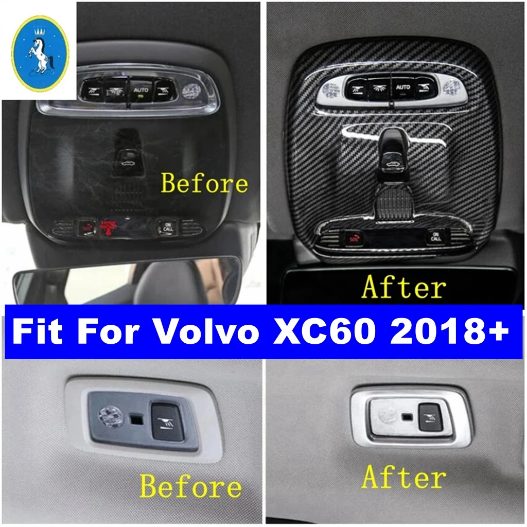 ABS Matte / Carbon Fiber Look Auto Top Upper Roof Reading Lights Lamps Decor Accessories Cover Trim For Volvo XC60 2018 - 2024
ABS Matte / Carbon Fiber Look Auto Top Upper Roof Reading Lights Lamps Decor Accessories Cover Trim For Volvo XC60 2018 - 2024