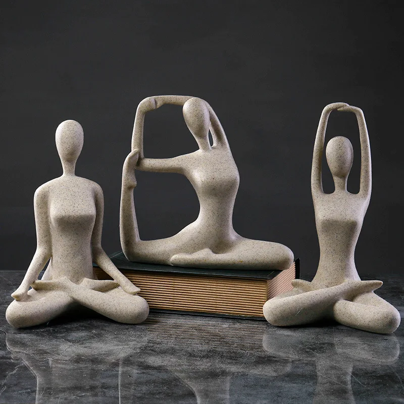 Scandinavian Sandstone Yoga Figure Sculpture Ornament Yoga Studio Living Room Study Decor Home Decoration Desk Accessories
Scandinavian Sandstone Yoga Figure Sculpture Ornament Yoga Studio Living Room Study Decor Home Decoration Desk Accessories