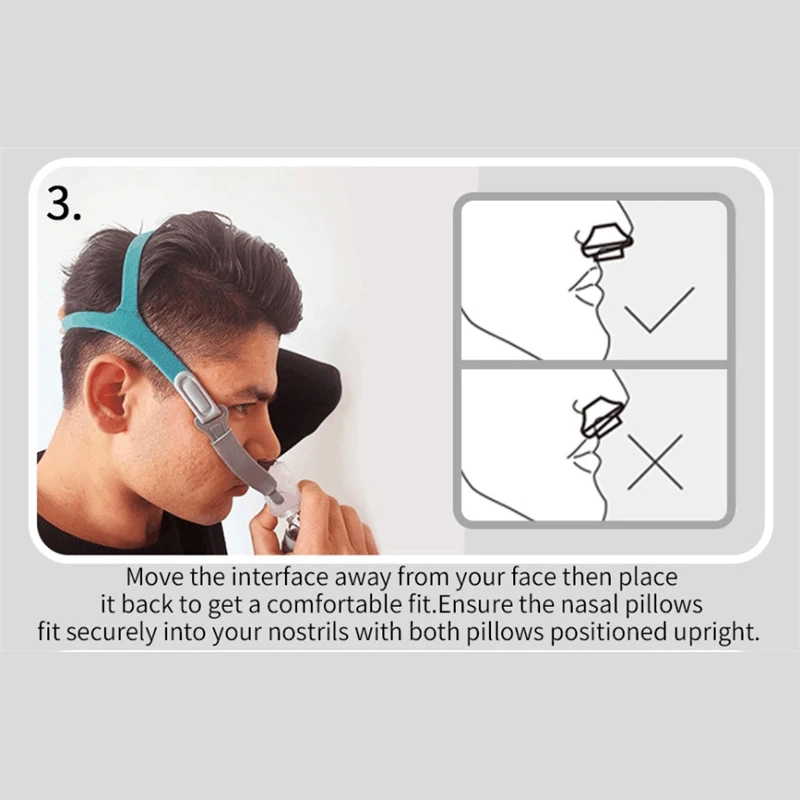 for BMC-P2 CPAP Nasal Pillow Case W Headgear S M L Cushions Sleep Helper for Snoring
for BMC-P2 CPAP Nasal Pillow Case W Headgear S M L Cushions Sleep Helper for Snoring