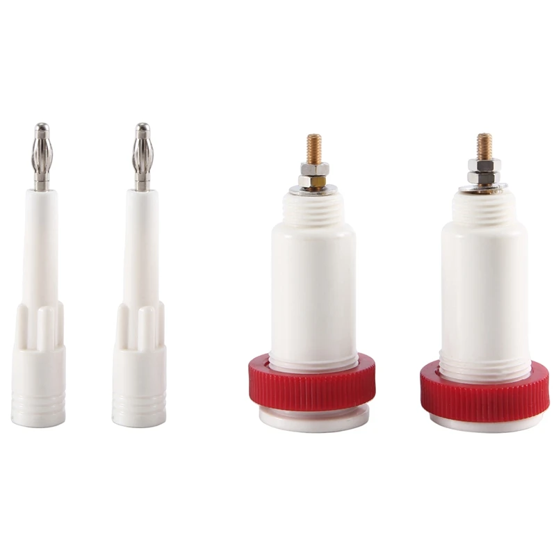 AA58 2 Pairs of 4 mm Banana Cross Jack 10Kv -30Kv High Voltage Connector Plug and Socket Power Supply Test Instrument
AA58 2 Pairs of 4 mm Banana Cross Jack 10Kv -30Kv High Voltage Connector Plug and Socket Power Supply Test Instrument