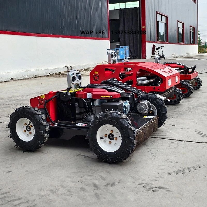 New Spot Supply Industrial Grade Mini Crawler Type Self Propelled DIY Remote Control Lawn Mower with Grass Box Diesel Engine
New Spot Supply Industrial Grade Mini Crawler Type Self Propelled DIY Remote Control Lawn Mower with Grass Box Diesel Engine