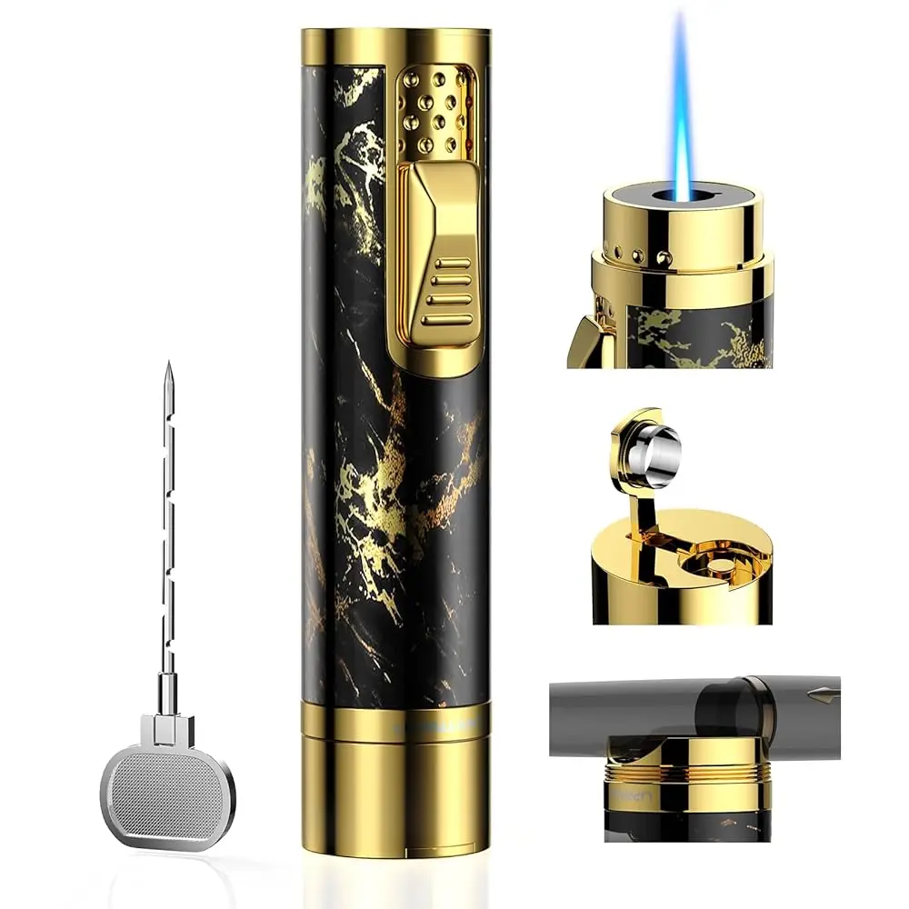 Ailexpress Recommendation - 4 in 1 Torch Lighter with Adjustable Jet Flame, Built-in Punch, Holder, Draw Enhancer, Multi-Functio
Ailexpress Recommendation - 4 in 1 Torch Lighter with Adjustable Jet Flame, Built-in Punch, Holder, Draw Enhancer, Multi-Functio