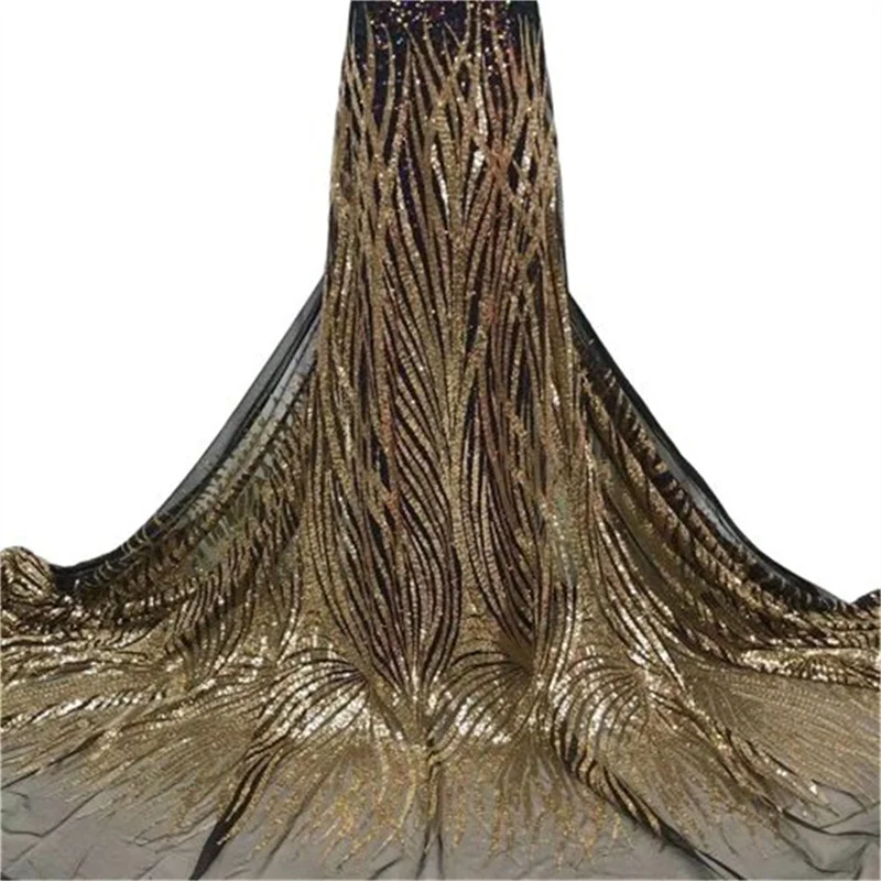 White 2025 Gold Newest French Tulle Sequins Lace Fabric High Quality Mesh African Lace Fabric For Sewing Wedding Party Dress
White 2025 Gold Newest French Tulle Sequins Lace Fabric High Quality Mesh African Lace Fabric For Sewing Wedding Party Dress