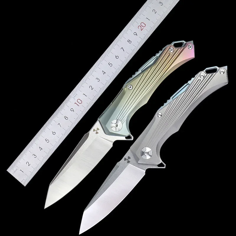 D2 Steel High Hardness Portable Color Titanium Knife Outdoor EDC Folding Knife Camping Knife
D2 Steel High Hardness Portable Color Titanium Knife Outdoor EDC Folding Knife Camping Knife
