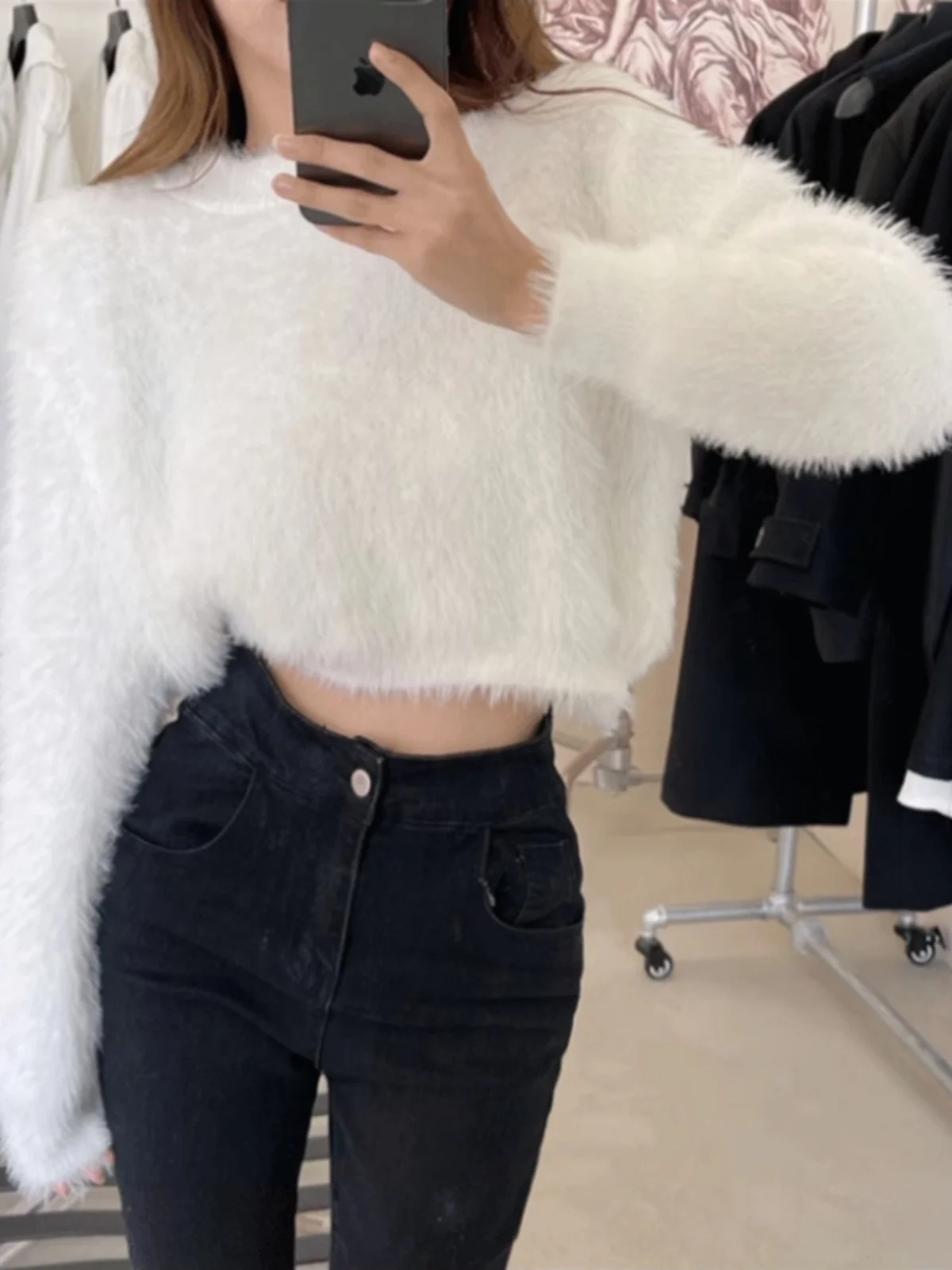 Soft round Ne ort Knitted Sweater Women's Faion Autumn Winter Premium Feeling Mink Imitation Outerwear Versatile Casual...
Soft round Ne ort Knitted Sweater Women's Faion Autumn Winter Premium Feeling Mink Imitation Outerwear Versatile Casual...